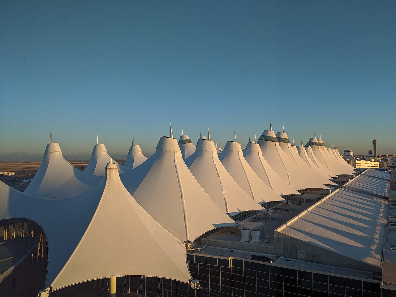 DEN airport exterior